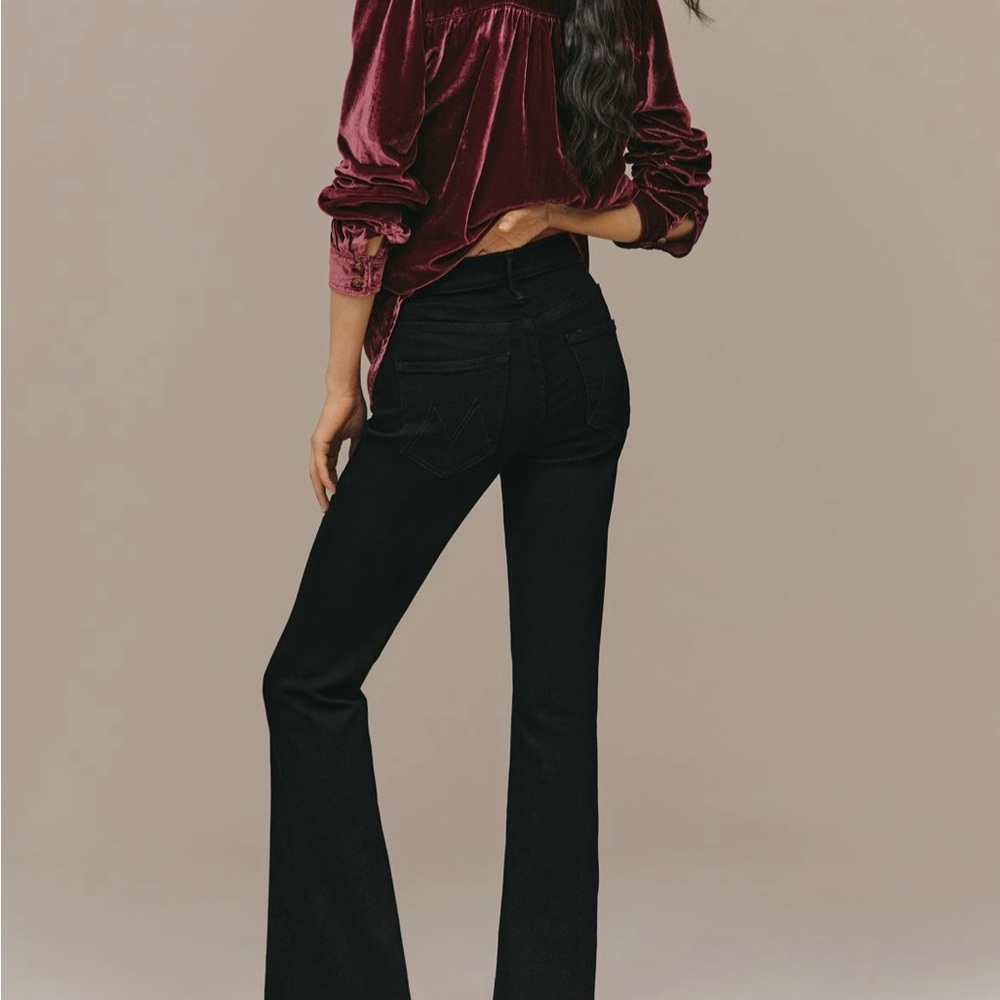 MOTHER Weekender black jeans